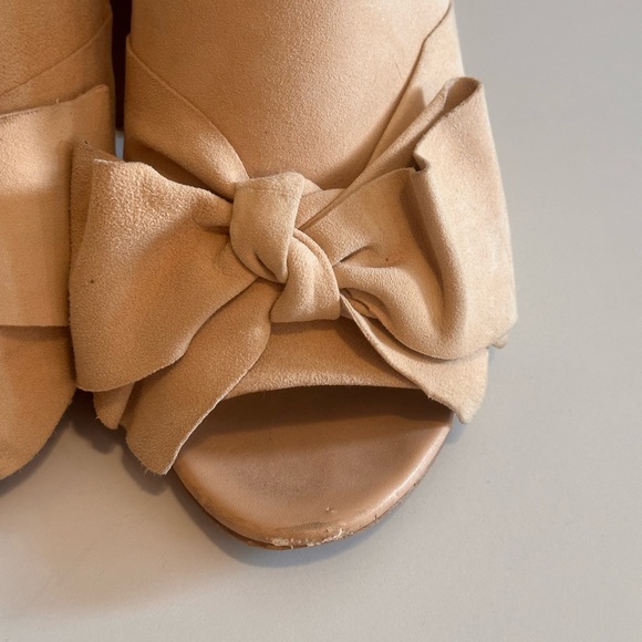 Sam Edelman Yumi Bow Heeled Sandals in Natural - Picture 3 of 8